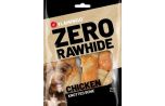 Flamingo Zero Rawhide Chicken Knotted Bone Dog Treats 10cm 3pcs 120g