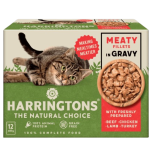 Harringtons Meat Fillets in Gravy Adult Wet Cat Food 12 x 85g Pouch