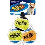 Nerf Dog Tennis Ball Squeaker Medium Dog Toy 3pk